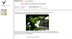 Desktop Screenshot of naturaform.ch